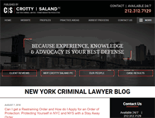 Tablet Screenshot of newyorkcriminallawyer-blog.com